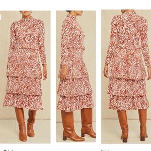 Amour Vert Sicily Reverie Knit Dress Large